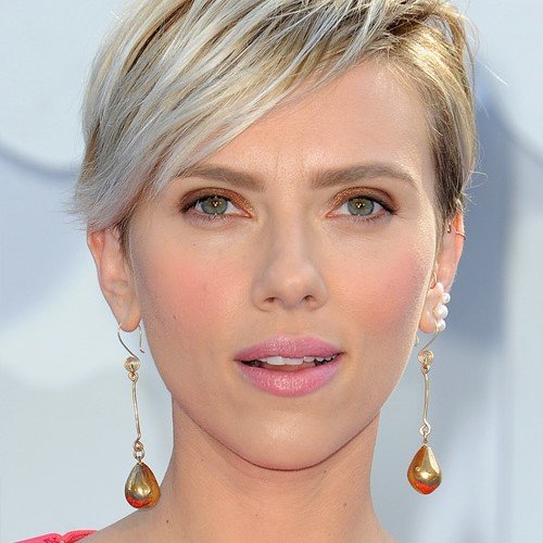 Scarlett Johansson viso a triangolo