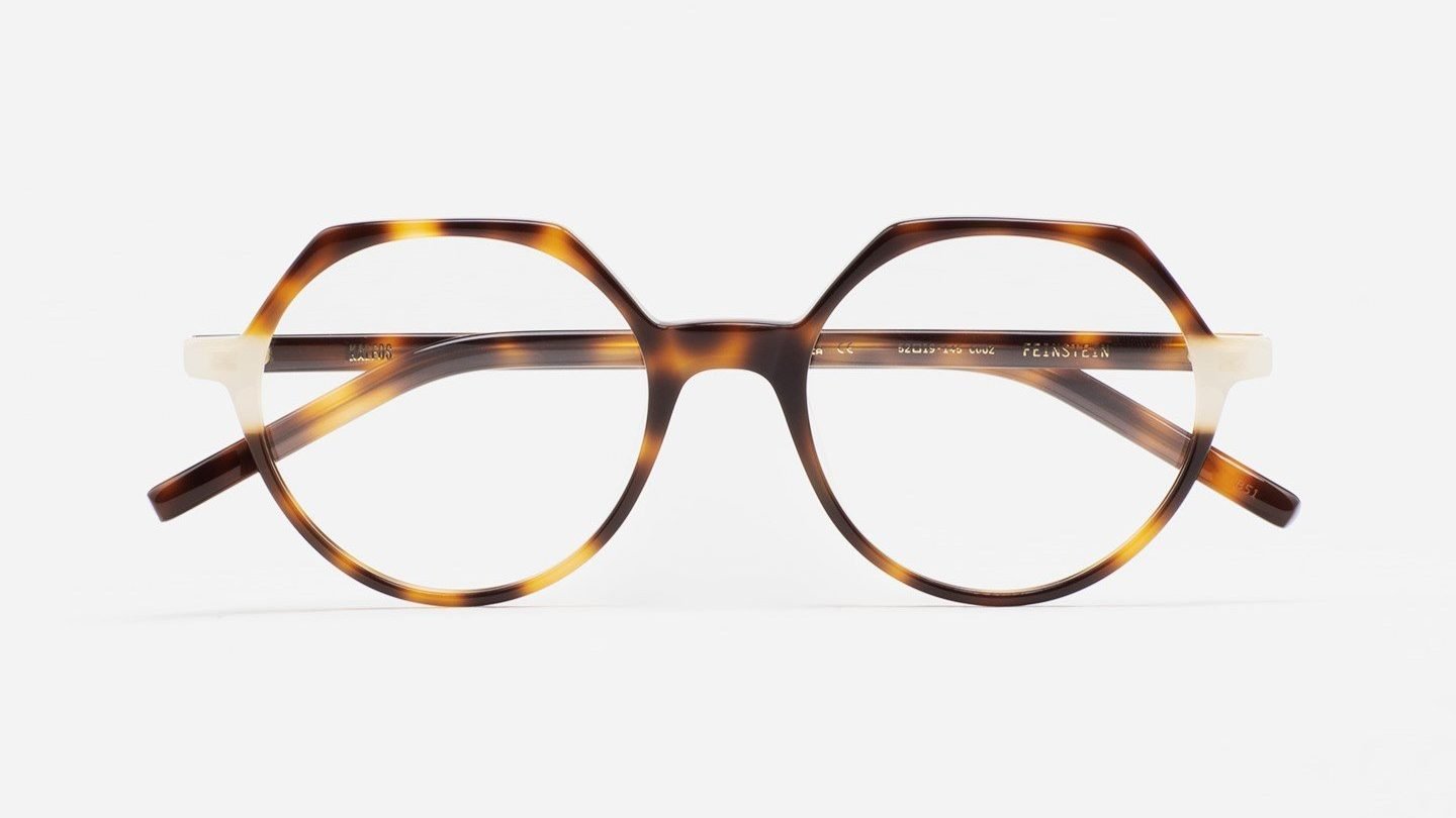 occhiali da vista kaleos acetato sottile forma rotonda ottica rizzato